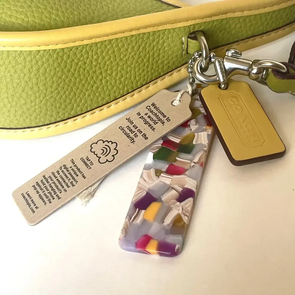 Coach Coachtopia Mini Ergo Bag CO662 Lime Sunflower Leather